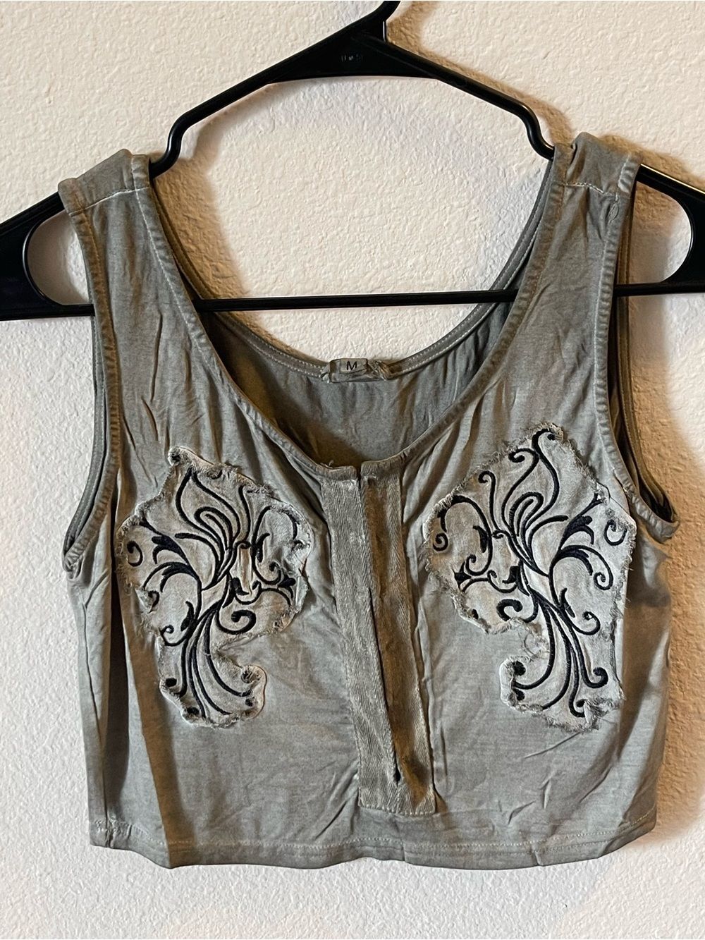 NWOT POL Boho Crop Tank Size M
